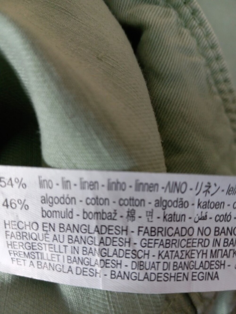 Zara Light Sage Green Utility Pants Size Medium 32in waist 23in Inseam. - Picture 10 of 10